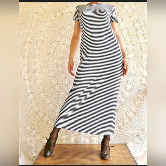 Michael Kors Dresses Michael Kors Womens Striped Maxi Dress